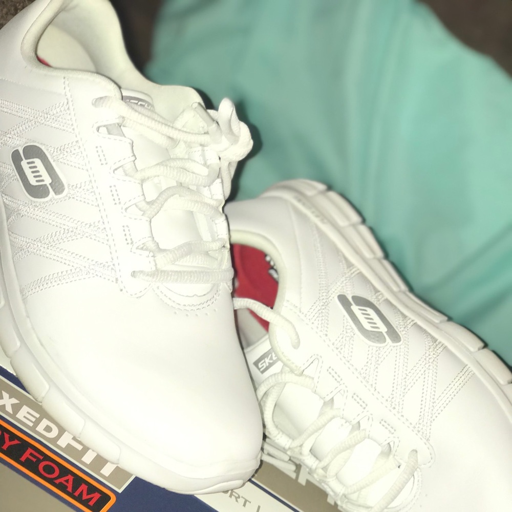 White nurse shoes